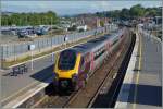 A Country Cross service to Glasgow is leaving Exeter St David.