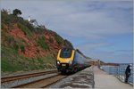 A Countrey Cross Class 221 near Dawlish.