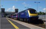 The First Great Western 1056 Service to London Paddington in Exeter St David.