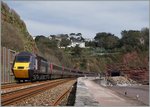 A Cross Country HST 125 Class 43 on the way to Glasggow Central near Teignmounth.