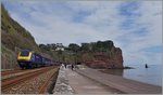 A Great Western Railway HST 125 Class 43 between Teignmounth and Dawlish.