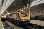 First Great Western HST 125 43158 in the Paddington Station.