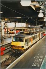 The  Caledonian Sleepers  from Scotland is arrived at London Euston.