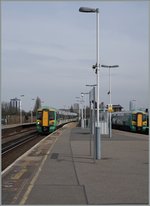 Southern Trains in Clapham Junction.