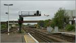 A  Southern  Class 377 and a  Easy Jet  approaching London Gatwick...