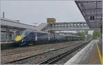 A Southeastern High Speed Service to London St Pancras in Canterbury by a heavy rain and wind.
28.04.2018