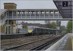 A High Speed Class 395 is leaving Canterbury West on the way to London.