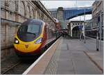 A Virgin East Coast  Pendolöino  Class 380/390 to London Euston in in Edinburhg Waverley.