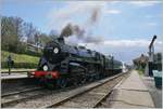 The Bluebell Railway 73082 in Horsted Keynes.