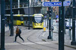 Manchester Metro Link Tram 3046 (Bombardier M5000) on London Road.