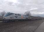 Amtrak 46 leads the Capitol Limited through Chesterton, IN.