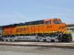 BNSF 5876 at Burlington, Iowa depot on 27 Feb 2006.