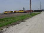 UP 5988 & 5561 on BNSF mainline near Middletown, Iowa.