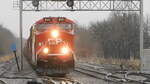 Northbound Canadian Pacific manifest at Rondout, IL. 3/19/2022