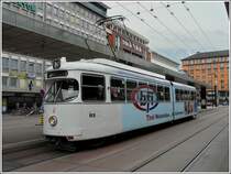 Tram N 76 pictured near the main station of Innsbruck on March 8th, 2008. 