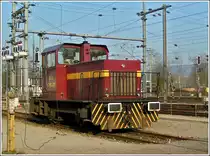 The shunter engine 1033 photographed in Ettelbr�ck on February 24th, 2008.