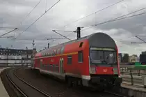 Here a local train from Berlin Charlottenburg to Frankfurt(Oder). Berlin main station, 25.2.2012.