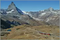 The big Matterhonr an the smal GGB train. 
04.10.2011