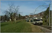 CEV GTW Be 2/6 7001  Vevey  by St-L�gier Gare. 
 15.03.2011