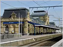 The beautifully renovated building of the railway station of Arlon photographed on April 27th, 2008.