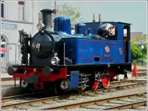 The steam engine N� 5 La Meuse 0-6-0 T B�bert  Enkhuizen  photographed in Maldegem on May 1st, 2009.