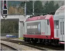4010 is leaving the station of Troisvierges on April 23rd, 2008.