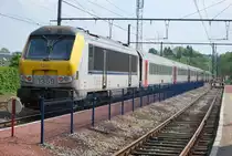 IC A waiting for departure to Ostend at Eupen station (April 2011)