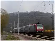 4008 is pushing the RB 3211 Luxembourg City - Wiltz in Erpeldange/Ettelbr�ck on January 15th, 2012.