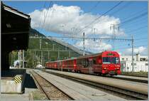 A RE Scuol Pontressina by the Stop in Bever. 
12.09.2011