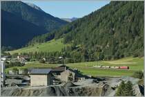 A Ge 6/6 II with a Cargo train by Zernez.
13.09.2011