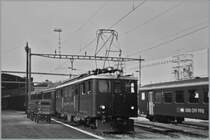 SBB Br�nig Deh 4/6 915 in Luzern.
16.05.1985