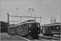 SBB Br�nig Deh 4/6 915 in Luzern.
16.05.1985
