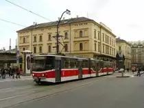 PDD tram number 9088, Tatra KT8D5.RN2P build in the year 1990. Havl�čkova, Prague 06-09-2012.