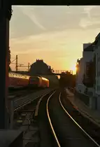 DB 114 016 on the Way to the West.
Berlin, Hackescher Markt, 17.09.2012