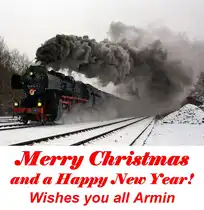 I hope there is peace in the year 2013 all over the world.

The picture:
The Betzdorfer steam locomotive 52 8134-0 on 02.12.2012 in Herdorf.