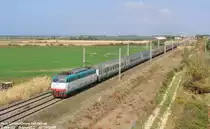 Passes near Bolgheri (LI) E. 444-032 515 IC holder----> Ventimiglia/Roma T.ni