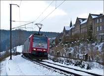 . The IR 3712 Luxembourg City - Troisvierges is running in Cinqfontaines on February 13th, 2013.
