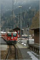 RhB Ge 4/4 II N 613 in Castrisch. 15.03.2013