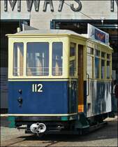. The trailer N 112 (formerly motor coach N 12) photographed in the Tramway and Bus Museum of the City of Luxembourg in Hollerich on April 27th, 2008.