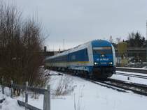 Here 223 068 ( Hof - Munich ) in Oberkotzau on March 3rd 2013.