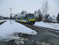 Here a lokal train ( VT 650 ) in Oberkotzau on March 13th 2013.