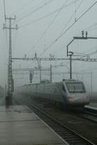 CIS ETR 470 by very heavy Fog in Gschenen. 
(22.08.2009)
