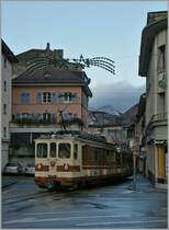 The A-L BDeh 4/4 301 in Aigle.
05.01.2014