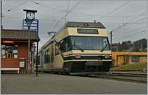 The CEV GTW 2/6 7002 in Blonay.
16.01.2014