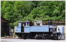 . The steam locomotive N 12 (ADI 12) of the heritage railway Train 1900 pictured during its restoration in Fond de Gras on June 16th, 2013. ARBED Differdange was the former owner of this eingine of the type T7 pr, built by HANOMAG in 1903.