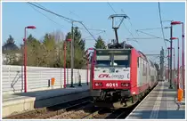 . CFL Cargo 4011 photographed in Noertzange on January 31st, 2014.