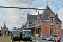 . Two S�rie 23 engines pictured in Binche on June 23rd, 2012.