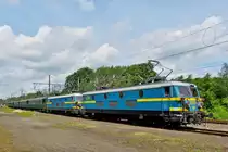 . S�rie 23 double header with the special train  Adieu S�rie 23  taken in Frani�re on June 23rd, 2012.