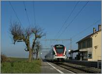 A  Flirt  makes a stop in Arnex.
31.01.2014