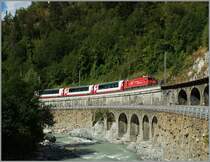 The Glacier Express near Betten Talstation.
10.09.2013